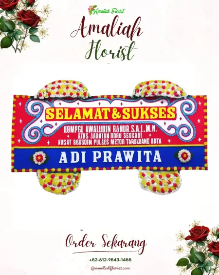 Papan Bunga Ucapan Selamat Wonogondo